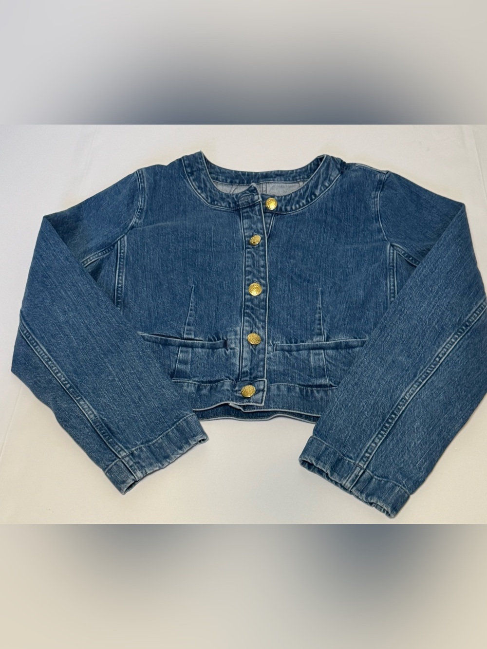 J.Crew Louisa Lady Jacket in Denim - Medium
Wash Cropped size 6 - Picture 6 of 10